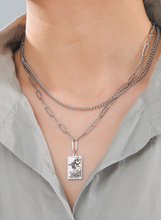 Load image into Gallery viewer, Tarot Necklace- The Lovers with a Digital Tarot Reading