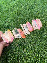 Load image into Gallery viewer, Large Crystal - Orange/Pink Ombre