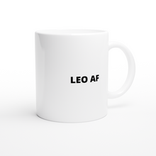 Load image into Gallery viewer, Leo AF White 11oz Ceramic Mug
